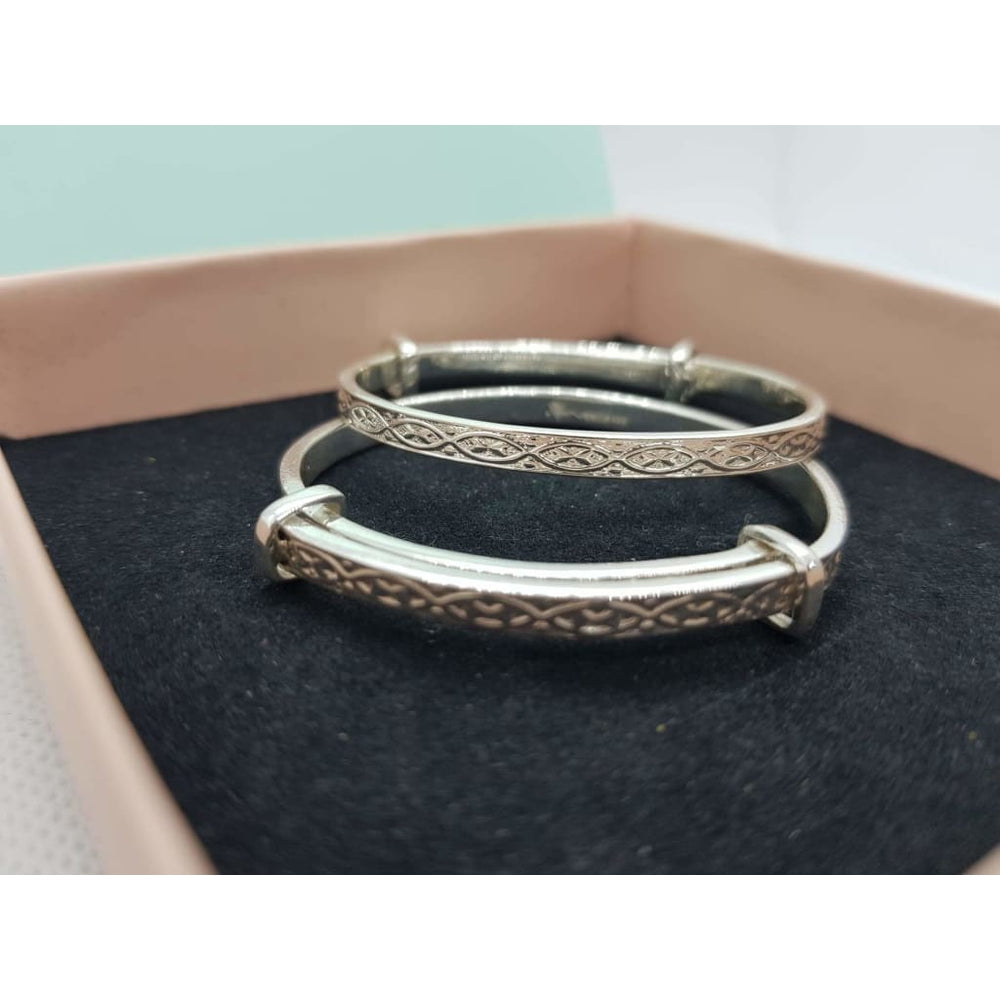 Silver Purity 999 Kids adjustable Bangle/kada D230