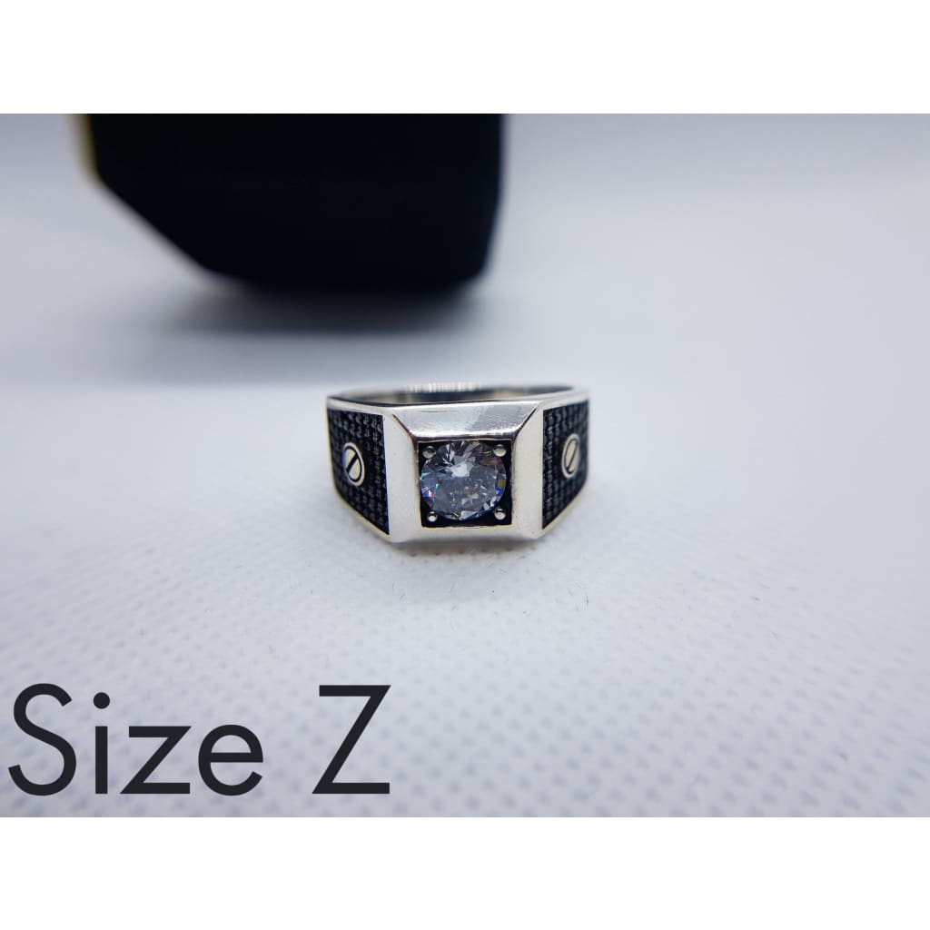 Silver Ring 2 Purity 925 Turkish - Silver Ring Men