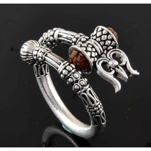 Silver Rudraksh Ring - Silver Ring