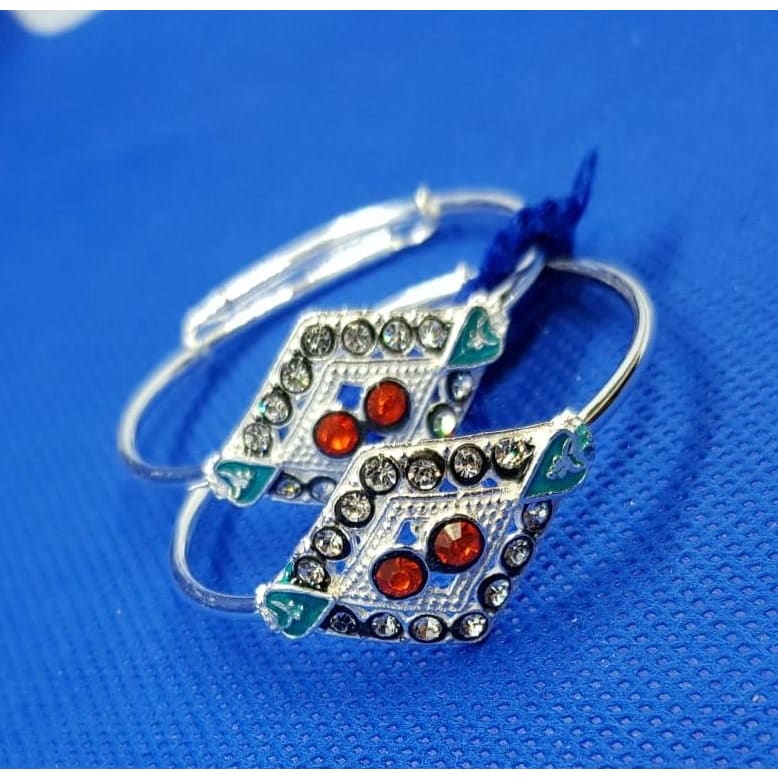 Sterling Silver adjustable Bangle/kada D9900