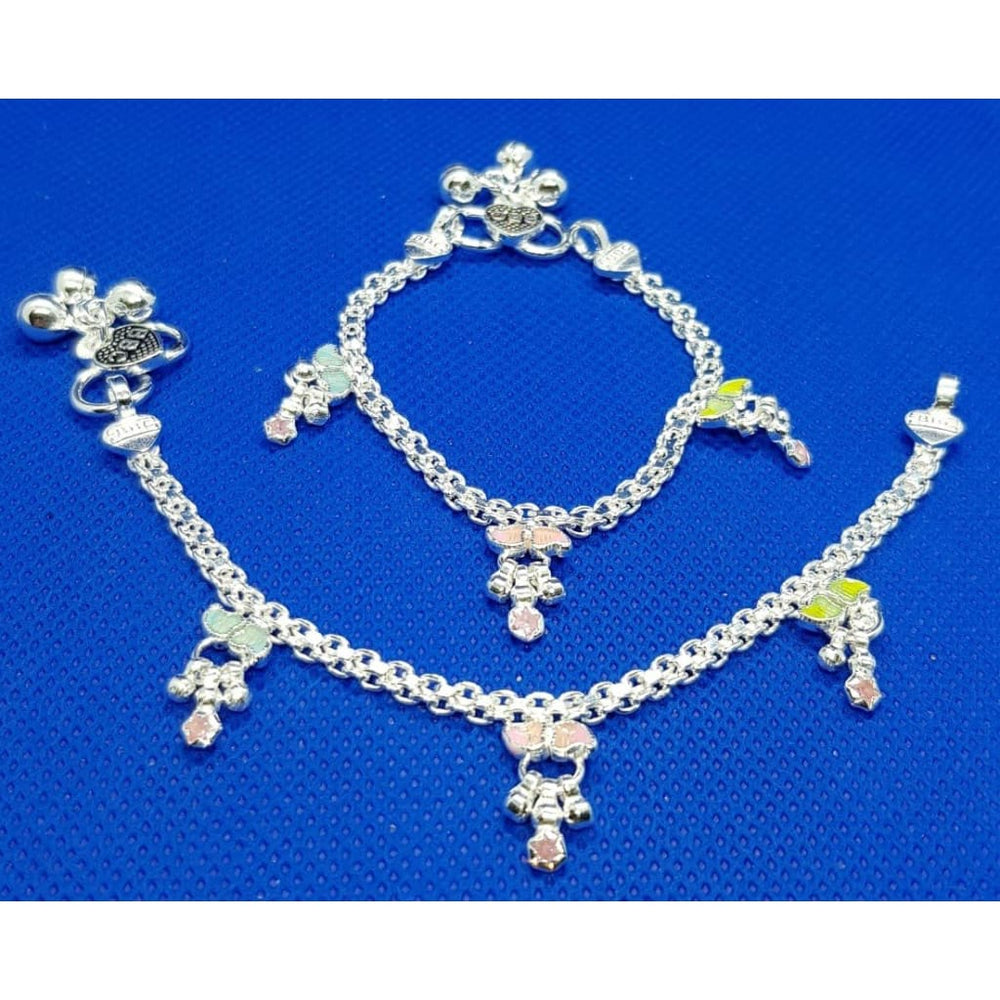 Sterling Silver Baby Anklet D191 (5 inches) - Anklet