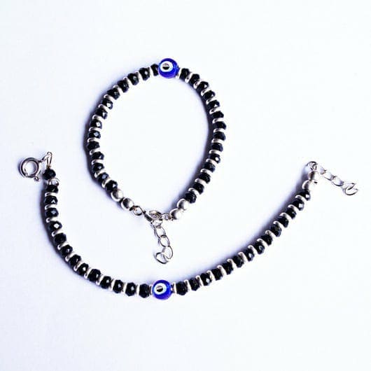 Sterling Silver Baby Evil eye Nazariya Bracelet/Anklet 