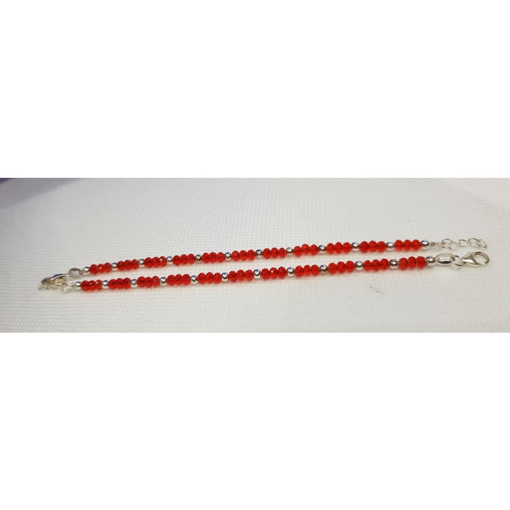 Sterling Silver Baby Nazariya Bracelet/Anklet Modern (3 