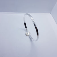 Load image into Gallery viewer, Sterling Silver Bangle/ Kada(629) 69MM - Bracelets
