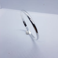 Load image into Gallery viewer, Sterling Silver Bangle/Kada (547) 60MM - Bracelets
