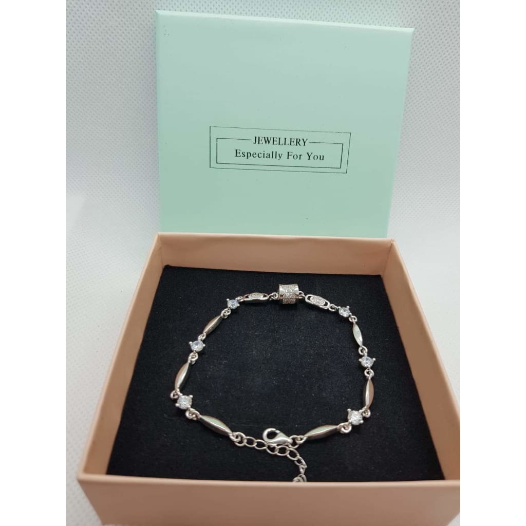 Sterling Silver Bead Bracelet - Silver Bracelet