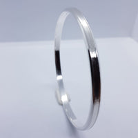 Load image into Gallery viewer, Sterling Silver Bracelet/Kada (031) 73MM - Bracelets
