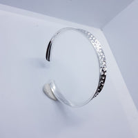 Load image into Gallery viewer, Sterling Silver Cuff Bangle (191) - Bracelets
