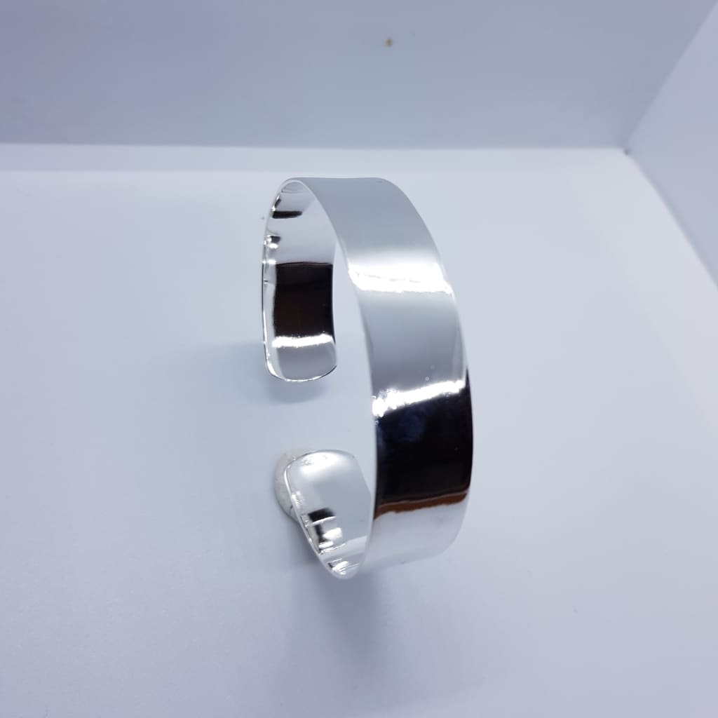 Sterling Silver Cuff Bangle (252) - Bracelets