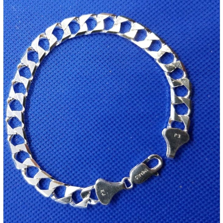 Sterling Silver Curb Bracelet (4MM) 10C - Bracelet