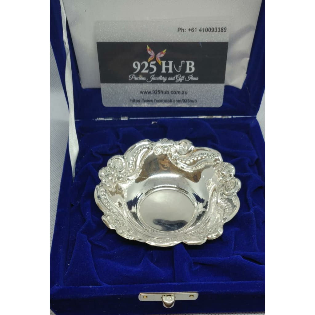 Sterling Silver English Bowl (9cm) - Single Bowl with Box