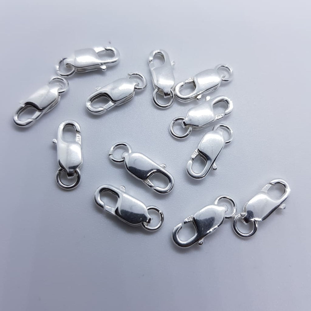 Sterling Silver Fish Lock Component (93) - Component