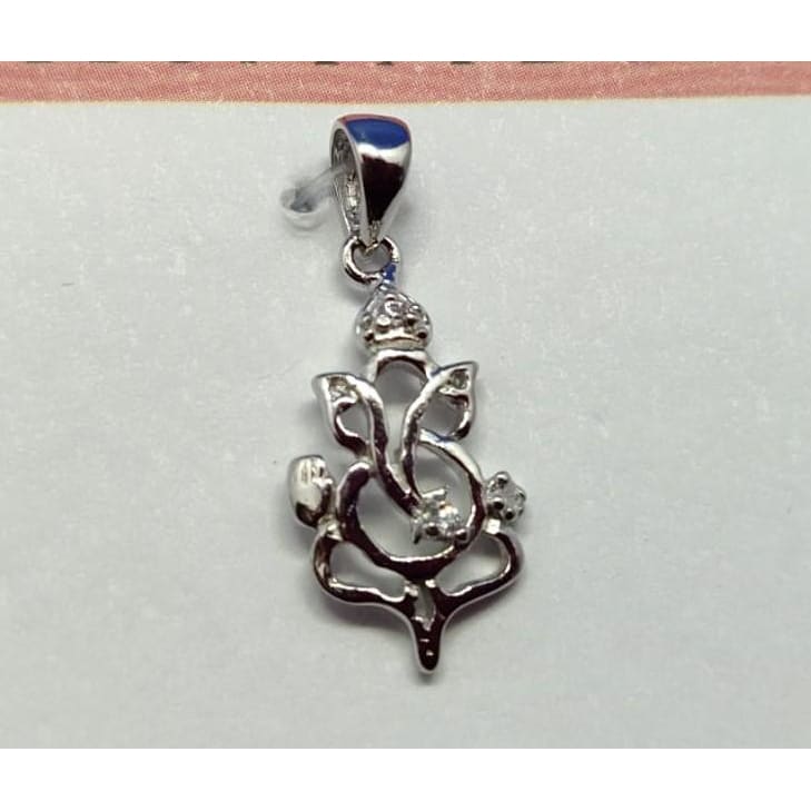 Sterling silver Ganesh pendant - Pendant