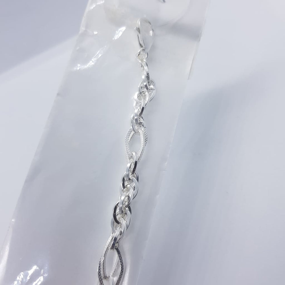 Sterling Silver Hollow Fancy Bracelet (025) - Bracelet