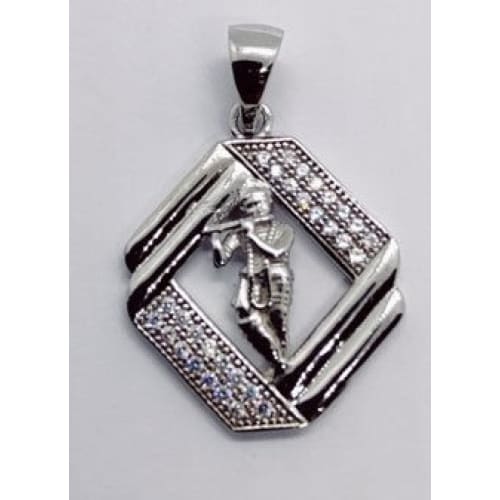 Sterling Silver Krishna Pendant (324) - Pendant