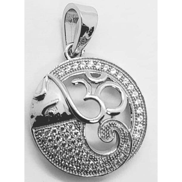 Sterling Silver Om Pendant (325) - Pendant