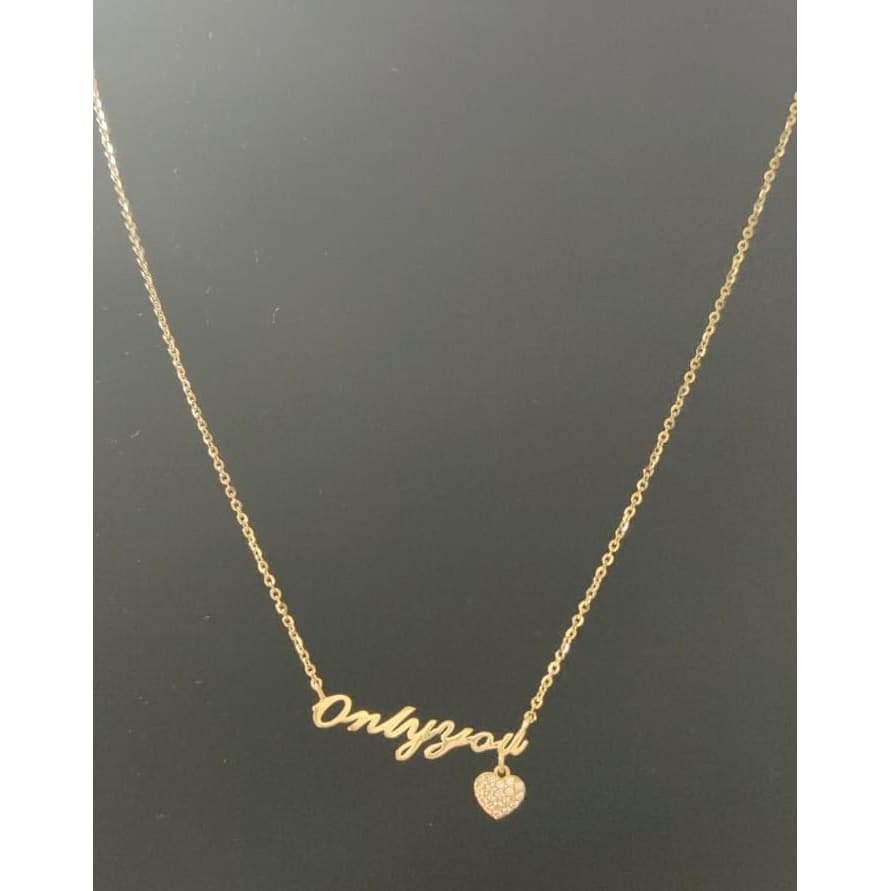 Sterling silver only you Necklace - Necklace