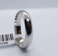 Load image into Gallery viewer, Sterling Silver Rhodium Ring (054) Size Y - Rings
