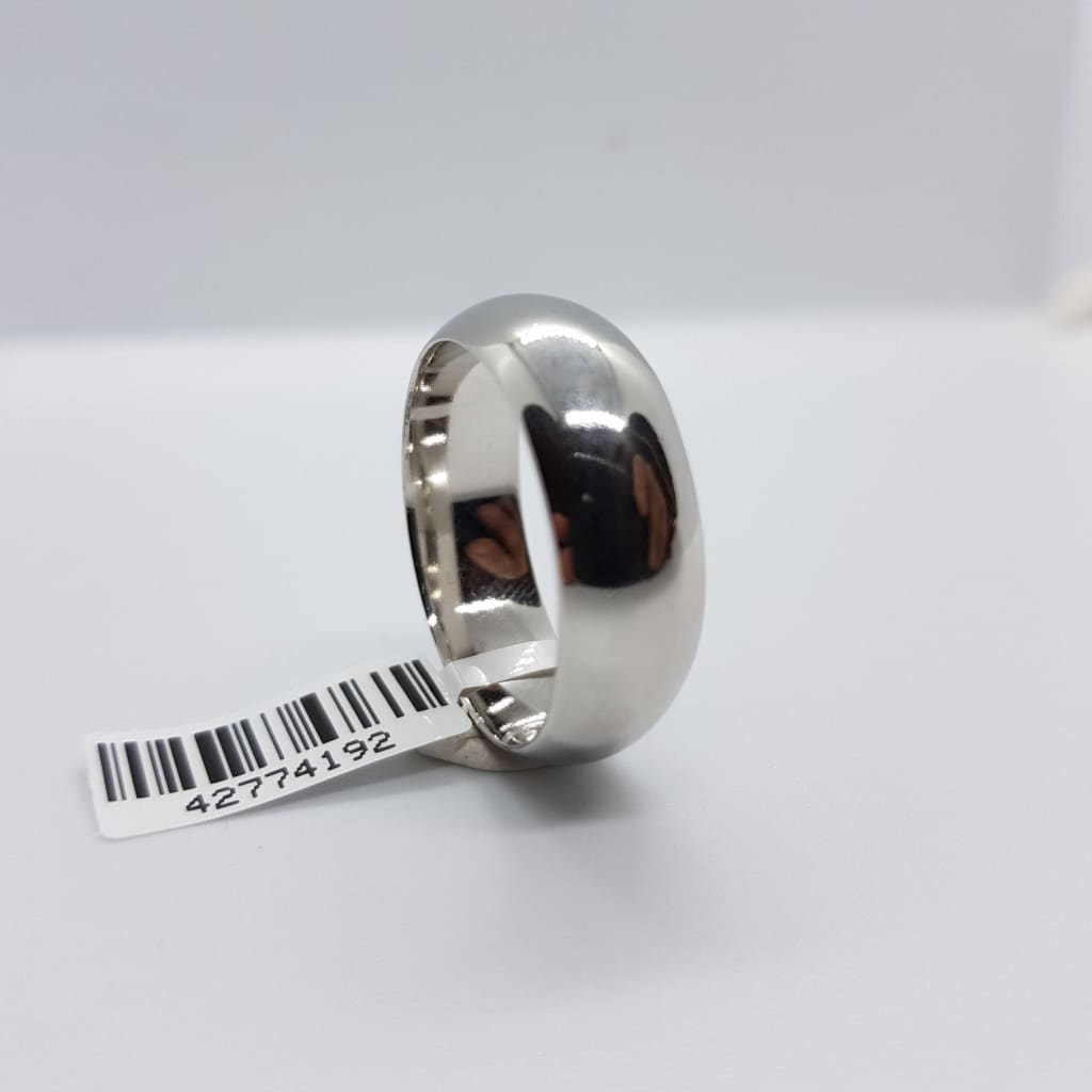 Sterling Silver Rhodium Ring (103) Size Y - Rings