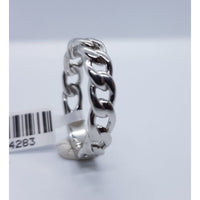 Load image into Gallery viewer, Sterling Silver Rhodium Ring (488) Size V - Rings
