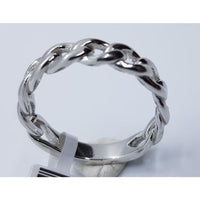 Load image into Gallery viewer, Sterling Silver Rhodium Ring (488) Size V - Rings
