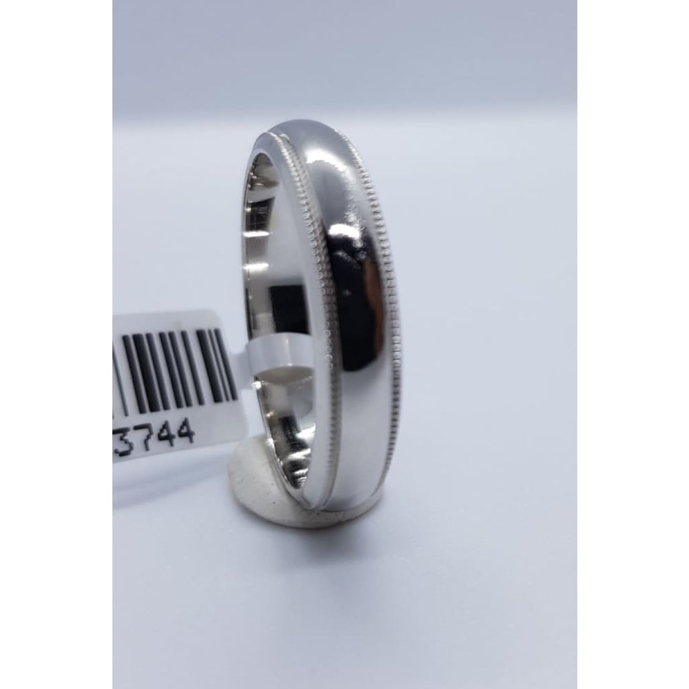 Sterling Silver Rhodium Ring (511) Size U - Rings