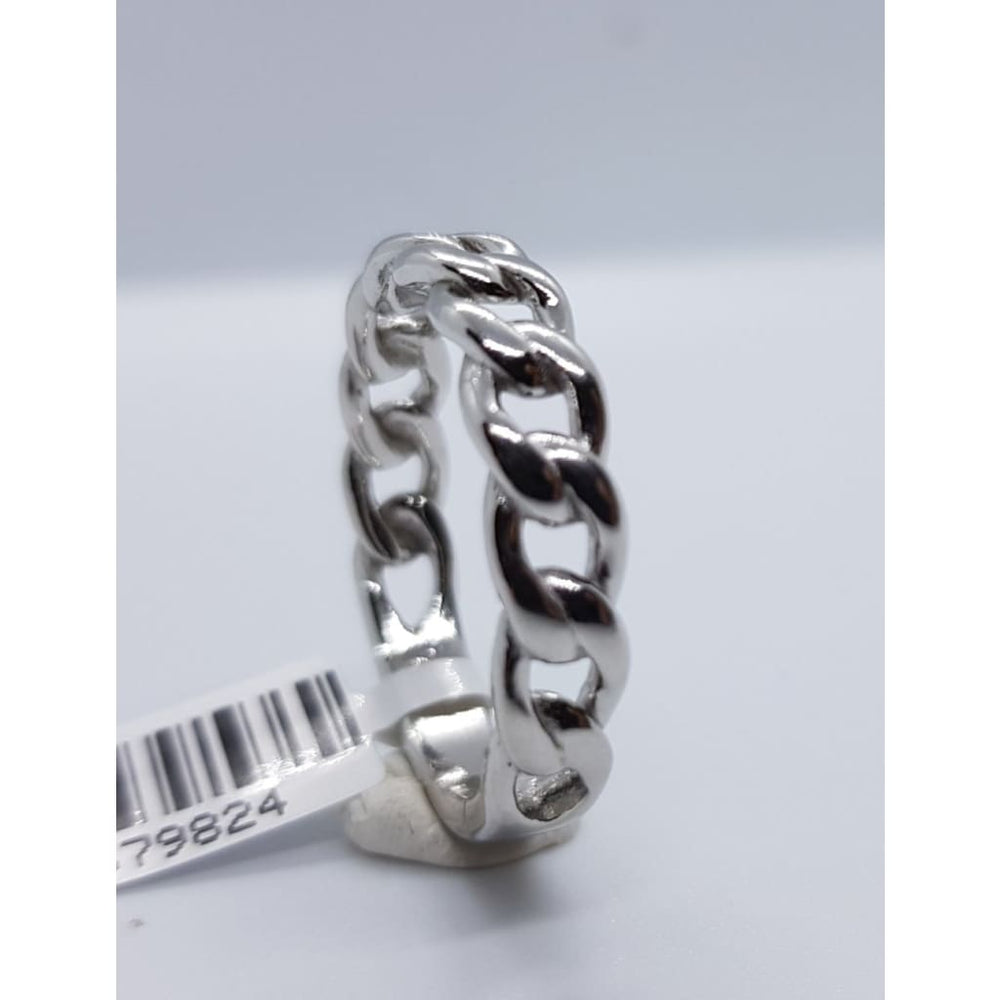 Sterling Silver Rhodium Ring (541) Size Y - Rings