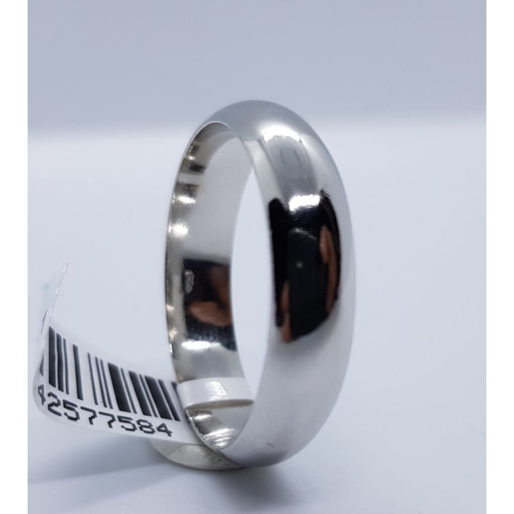 Sterling Silver Rhodium Ring (662) Size Z+1 - Rings