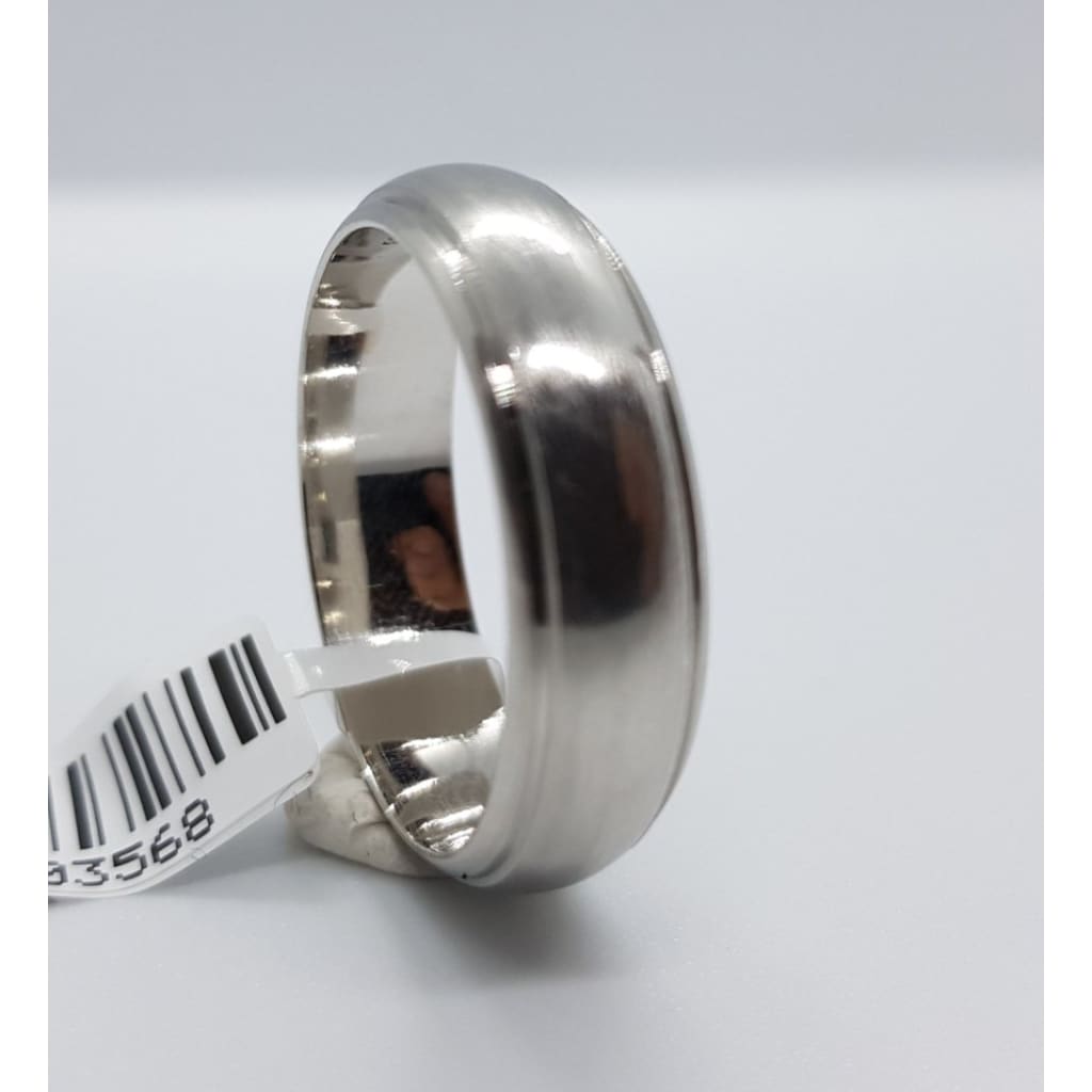 Sterling Silver Rhodium Ring (838) Size Y - Rings