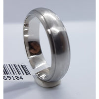 Load image into Gallery viewer, Sterling Silver Rhodium Ring (862) Size Z+1 - Rings

