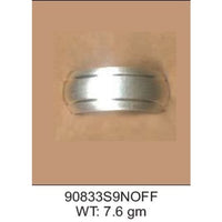 Load image into Gallery viewer, Sterling Silver Rhodium Ring (862) Size Z+1 - Rings
